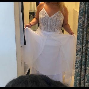 Bohemian Lace Wedding Dress New Customized